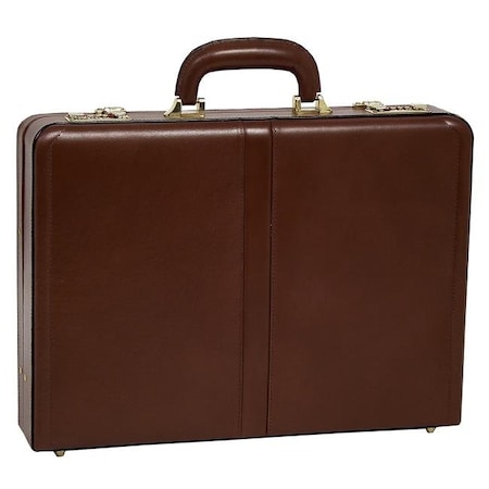 Mckleinusa McKlein 80444 Reagan 80444- Brown Leather Attache Case 80444